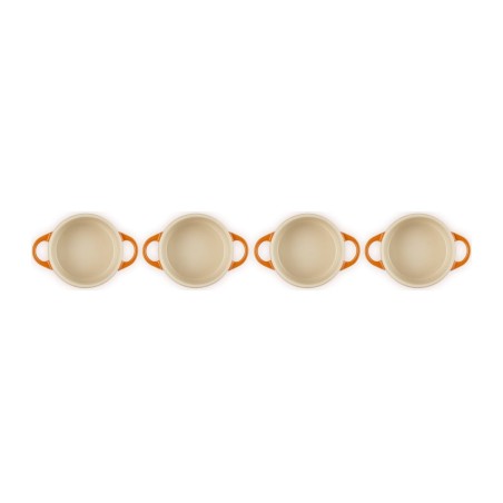 Le Creuset Stoneware Set of 4 Petite Casseroles 10 cm | Le Creuset | Mimocook