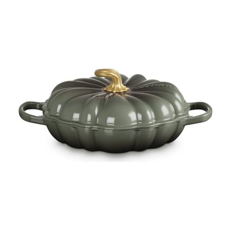 Le Creuset Flacher Bräter Kürbis aus Gusseisen 28 cm | Le Creuset | Mimocook