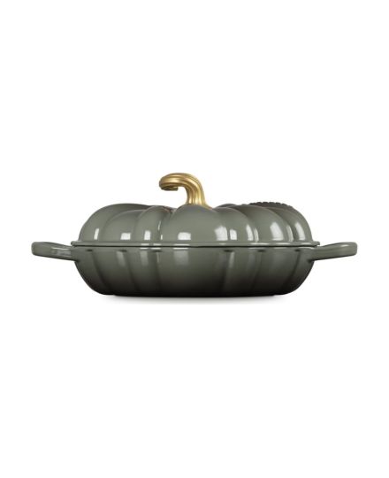 Le Creuset Cast Iron Pumpkin Shallow Casserole 28 cm | Le Creuset | Mimocook