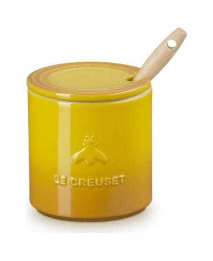 Le Creuset Signature Honigtopf aus Steinzeug mit Honiglöffel Nectar 0,42 L | Le Creuset | Mimocook