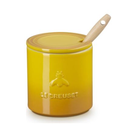Le Creuset Signature Honigtopf aus Steinzeug mit Honiglöffel Nectar 0,42 L | Le Creuset | Mimocook