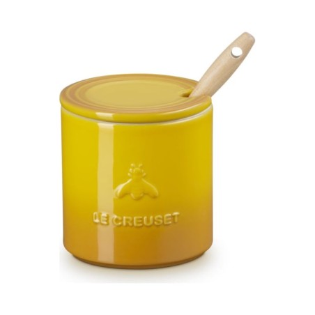 Le Creuset Stoneware Signature Honey Pot with Dipper Nectar 0.42 L | Le Creuset | Mimocook