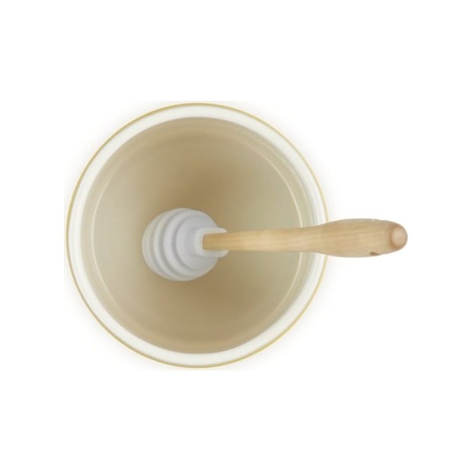 Le Creuset Bote Signature para Miel con Espátula de Cerámica de Gres Nectar 0,42 L | Le Creuset | Mimocook