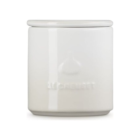 Le Creuset Bote Signature para Ajos de Cerámica de Gres Merengue | Le Creuset | Mimocook
