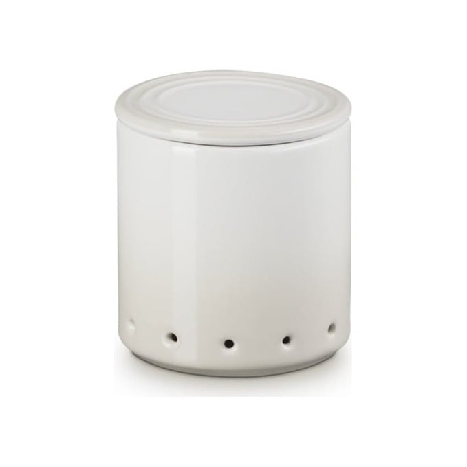 Le Creuset Stoneware Signature Garlic Keeper Meringue | Le Creuset | Mimocook