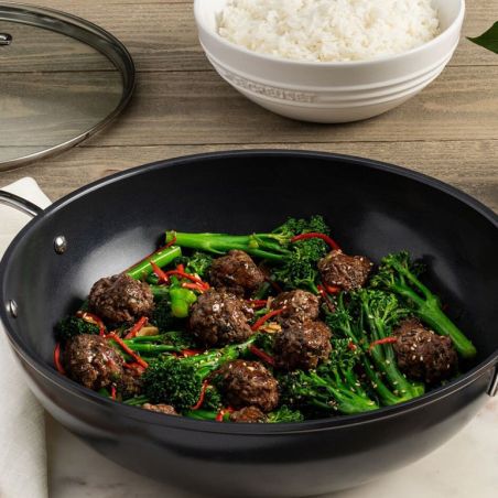 Le Creuset Keramik-Antihaft-Wok 32 cm | Le Creuset | Mimocook