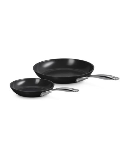Le Creuset 2er-Set Flache Keramik-Antihaft-Pfannen 20/26 cm | Le Creuset | Mimocook