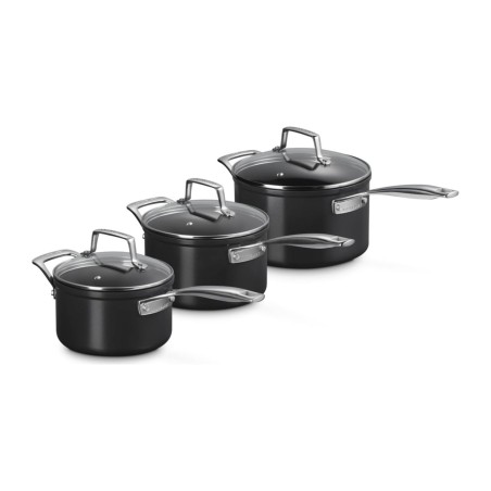 Le Creuset Ceramic Non-Stick Set of 3 Saucepans 16/18/20 cm | Le Creuset | Mimocook