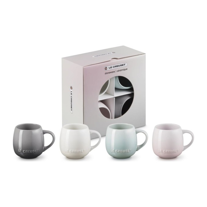 Le Creuset Set de 4 Tazas Coupe de Cerámica de Gres 0,32 L | Le Creuset | Mimocook