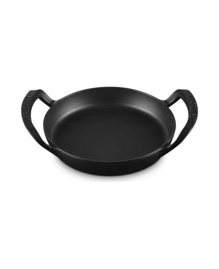Le Creuset Skillet Redonda BBQ Outdoor em Ferro Fundido Preto Fosco 25 cm | Le Creuset | Mimocook