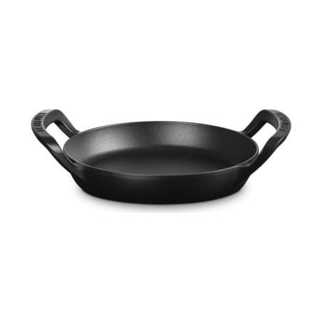 Le Creuset Poêle Skillet Ronde BBQ Outdoor en Fonte Noir Mat 25 cm | Le Creuset | Mimocook