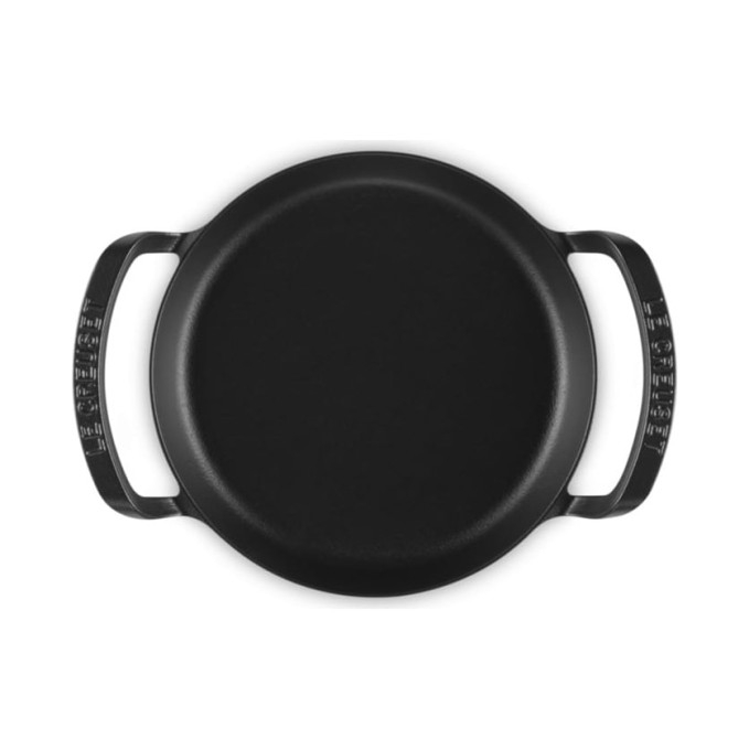 Le Creuset Skillet Redonda BBQ Outdoor de Hierro Fundido Negro Mate 25 cm | Le Creuset | Mimocook