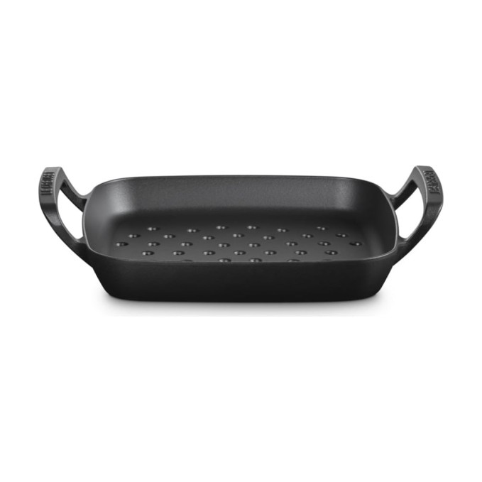Le Creuset Panier Carré à Griller BBQ Outdoor en Fonte Noir Mat 30 cm | Le Creuset | Mimocook