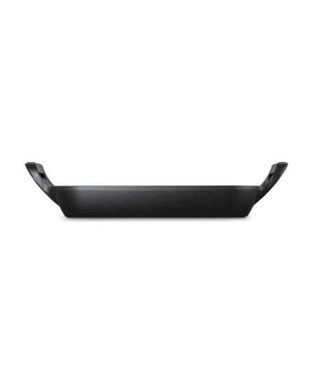Le Creuset Quadratischer BBQ Outdoor Grillkorb aus Gusseisen in Mattschwarz 30 cm | Le Creuset | Mimocook