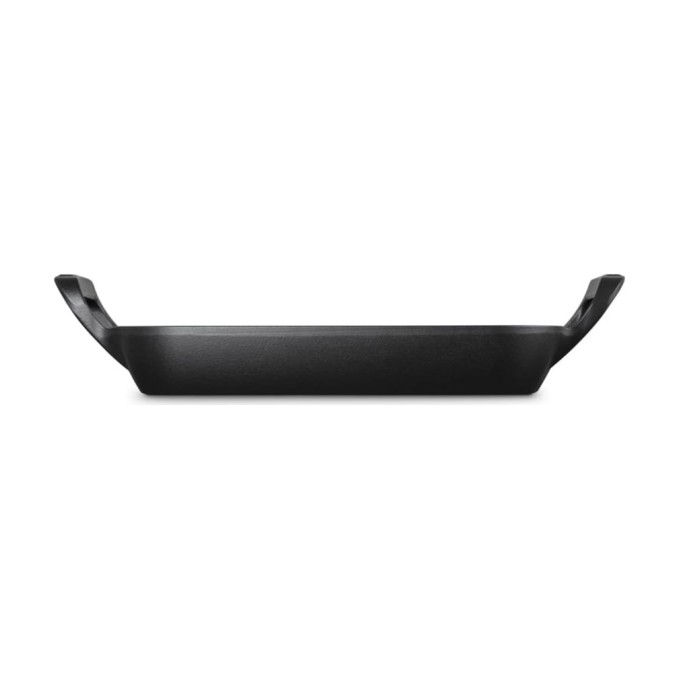 Le Creuset Satin Black Cast Iron BBQ Outdoor Square Grill Basket 30 cm | Le Creuset | Mimocook