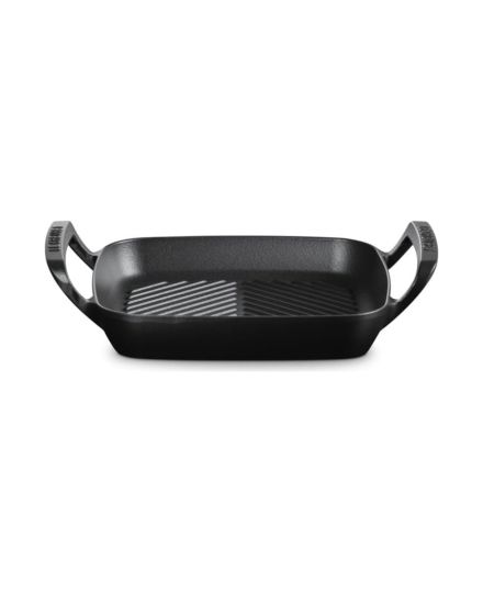 Le Creuset Grelhador Quadrado BBQ Outdoor em Ferro Fundido Preto Fosco 26 cm | Le Creuset | Mimocook