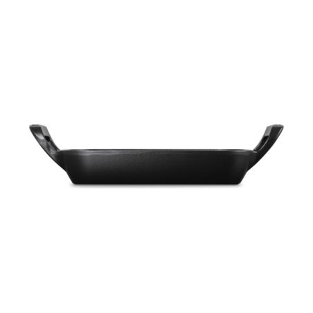 Le Creuset Quadratischer BBQ Outdoor Grill aus Gusseisen in Mattschwarz 26 cm | Le Creuset | Mimocook