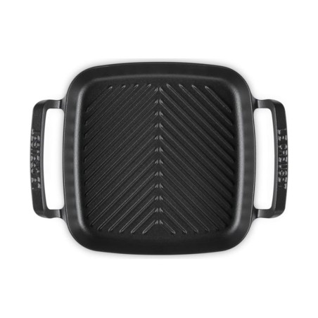 Le Creuset Parrilla Cuadrada BBQ Outdoor de Hierro Fundido Negro Mate 26 cm | Le Creuset | Mimocook
