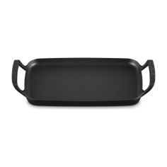 Le Creuset Panier Carré à Griller BBQ Outdoor en Fonte Noir Mat 30 cm