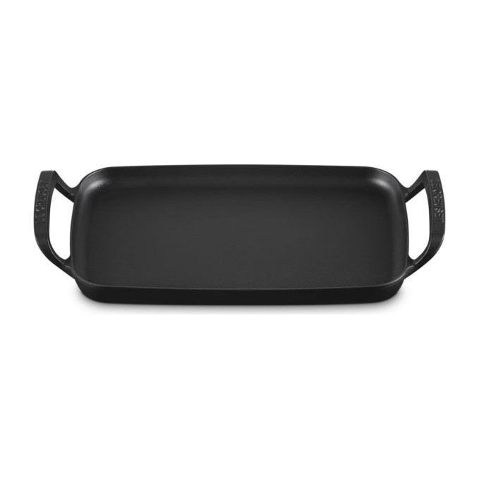Le Creuset Panier Carré à Griller BBQ Outdoor en Fonte Noir Mat 30 cm | Le Creuset | Mimocook