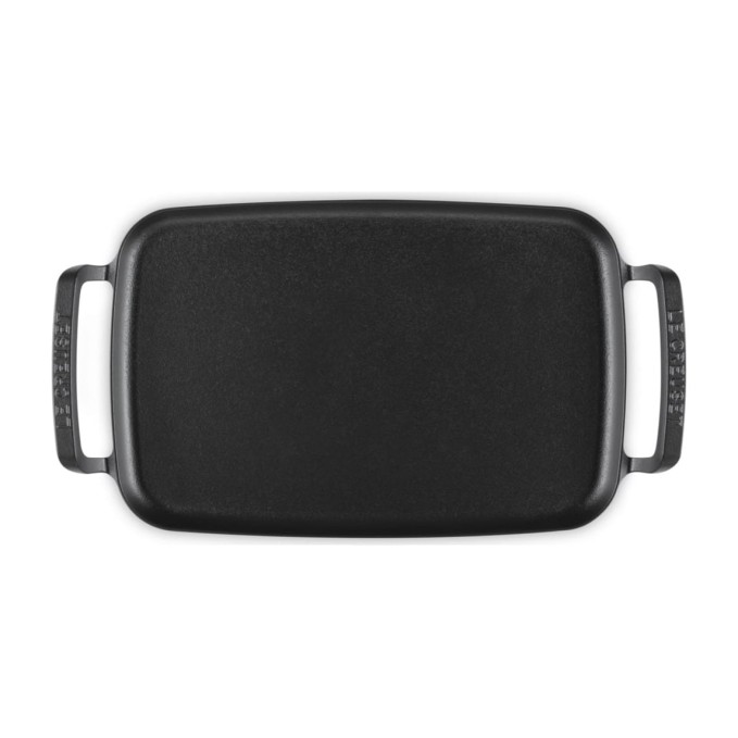 Le Creuset Cesto Cuadrado para Asar BBQ Outdoor de Hierro Fundido Negro Mate 30 cm | Le Creuset | Mimocook