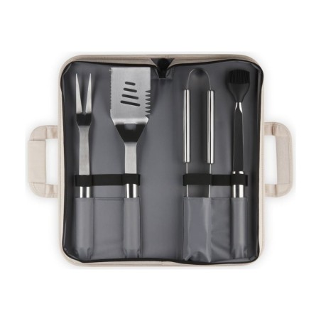Le Creuset Stainless Steel BBQ Utensil Set with Carry Bag | Le Creuset | Mimocook