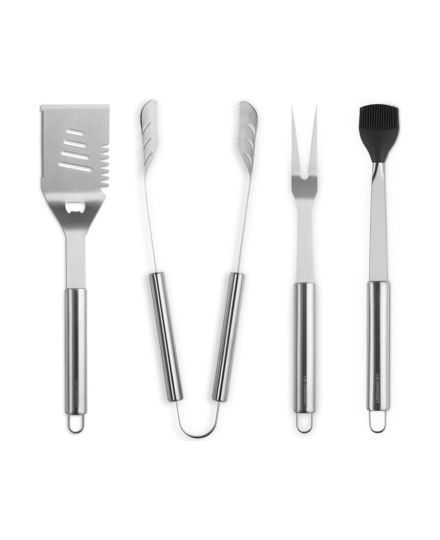 Le Creuset BBQ-Utensilien-Set aus Edelstahl mit Transporttasche | Le Creuset | Mimocook