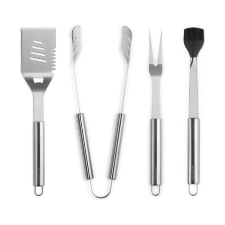 Le Creuset BBQ-Utensilien-Set aus Edelstahl mit Transporttasche | Le Creuset | Mimocook