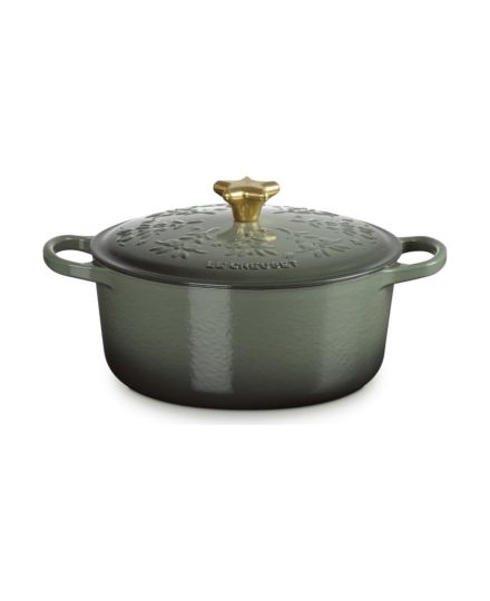 Le Creuset Cocotte de Ferro Fundido com Pega Estrela e Relevos de Natal 24 cm | Le Creuset | Mimocook