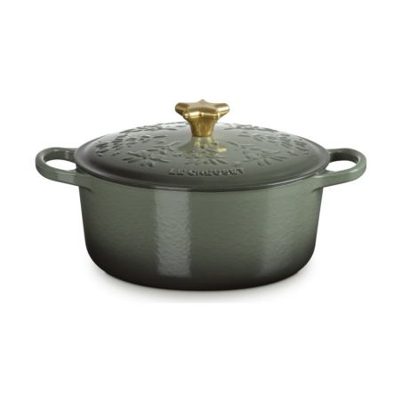 Le Creuset Cocotte de Ferro Fundido com Pega Estrela e Relevos de Natal 24 cm | Le Creuset | Mimocook