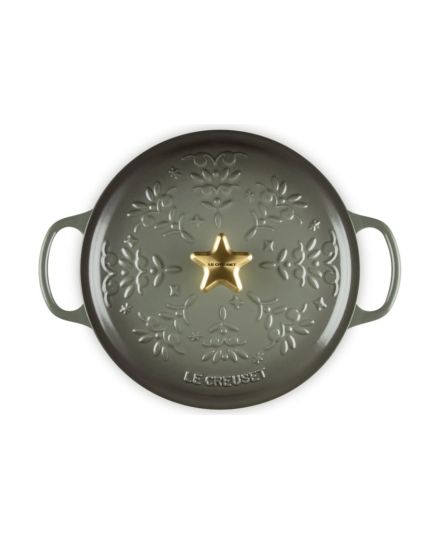 Le Creuset Cocotte de Ferro Fundido com Pega Estrela e Relevos de Natal 24 cm | Le Creuset | Mimocook