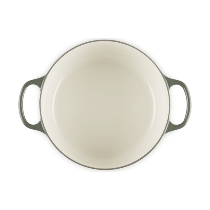 Le Creuset Cocotte Redonda de Hierro Fundido con Pomo de Estrella y Relieves de Árbol de Navidad 24 cm | Le Creuset | Mimocook