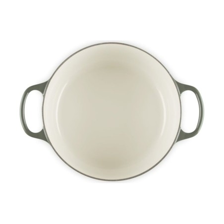 Le Creuset Cocotte Ronde en Fonte avec Bouton Étoile et Reliefs de Sapin de Noël 24 cm | Le Creuset | Mimocook
