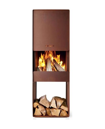 Eva Solo Brasero de jardin FireBox - Acier Corten | Eva Solo | Mimocook