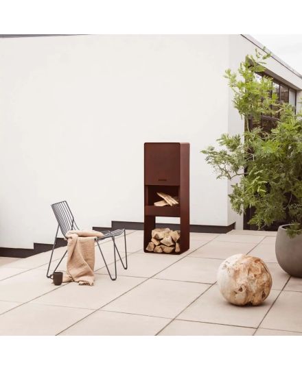 Eva Solo Firebox Gartenkamin - 125 cm - Corten Stahl | Eva Solo | Mimocook