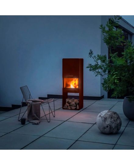 Eva Solo Brasero de jardin FireBox - Acier Corten | Eva Solo | Mimocook