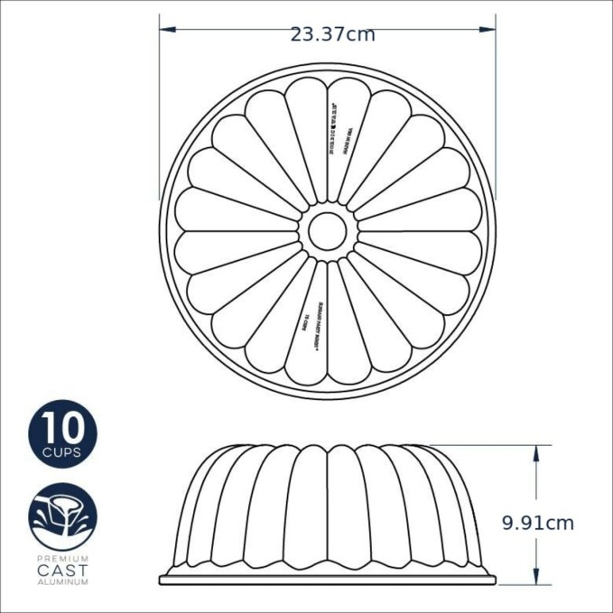 Nordic Ware Elegant Party Bundt Pan | Nordic Ware | Mimocook