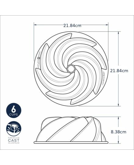 Nordic Ware Forma Heritage Bundt 6 Cups | Nordic Ware | Mimocook