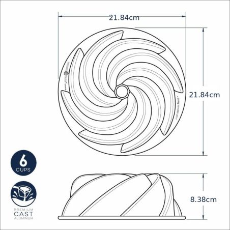 Nordic Ware Forma Heritage Bundt 6 Cups | Nordic Ware | Mimocook