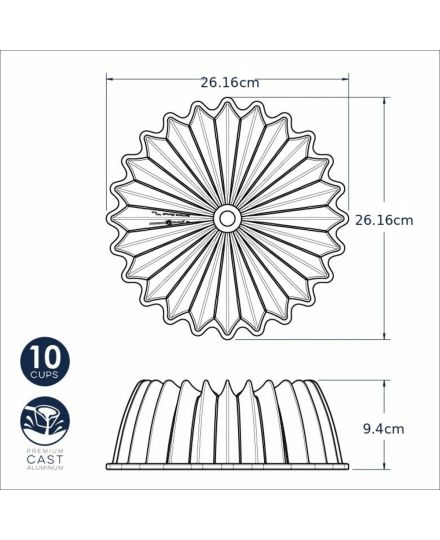 Nordic Ware Brilliance Bundt Pan | Nordic Ware | Mimocook