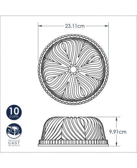 Nordic Ware Bavaria Bundt Pan | Nordic Ware | Mimocook