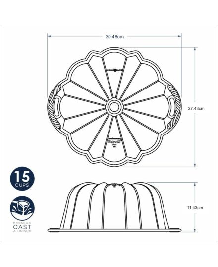 Nordic Ware Molde Anniversary Bundt | Nordic Ware | Mimocook