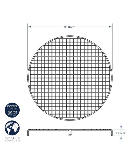 Nordic Ware Round Copper Cooling & Serving Grid | Nordic Ware | Mimocook
