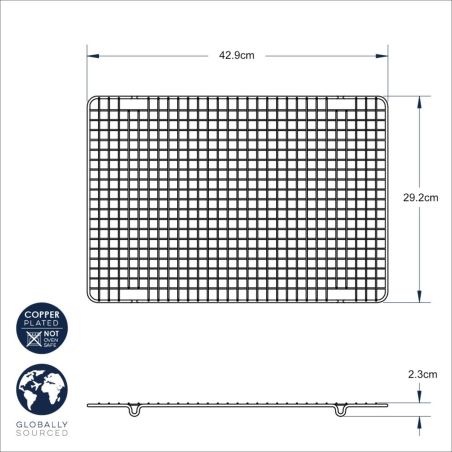 Nordic Ware 42,5x29cm Copper Cooling and Serving Grid | Nordic Ware | Mimocook