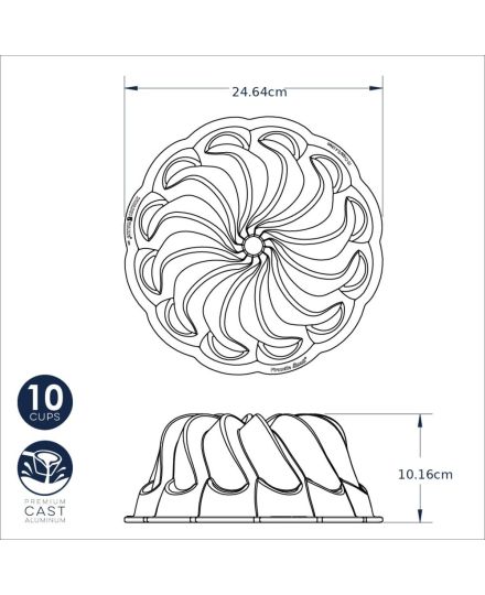 Nordic Ware Moule Pirouette Bundt | Nordic Ware | Mimocook