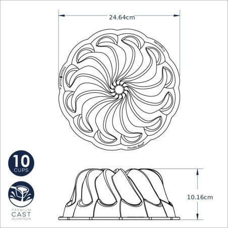 Nordic Ware Moule Pirouette Bundt | Nordic Ware | Mimocook