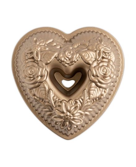 Nordic Ware Floral Heart Bundt Pan | Nordic Ware | Mimocook