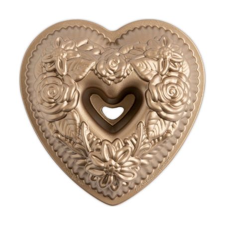 Nordic Ware Floral Heart Bundt Pan | Nordic Ware | Mimocook