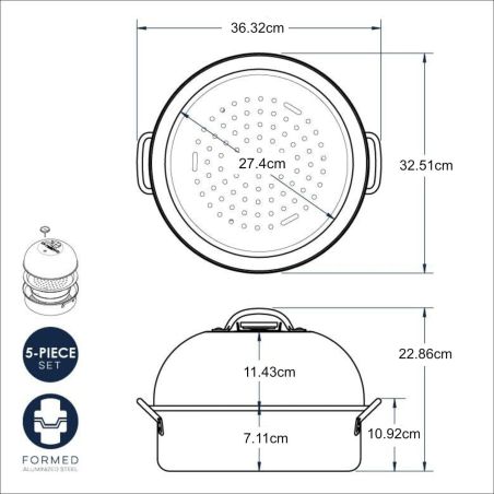 Nordic Ware Kettle Smoker – Räuchergerät für Herd | Nordic Ware | Mimocook