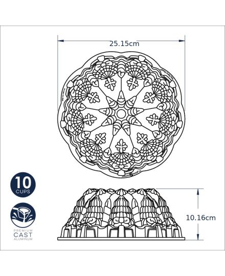 Nordic Ware Very Merry Bundt Backform | Nordic Ware | Mimocook